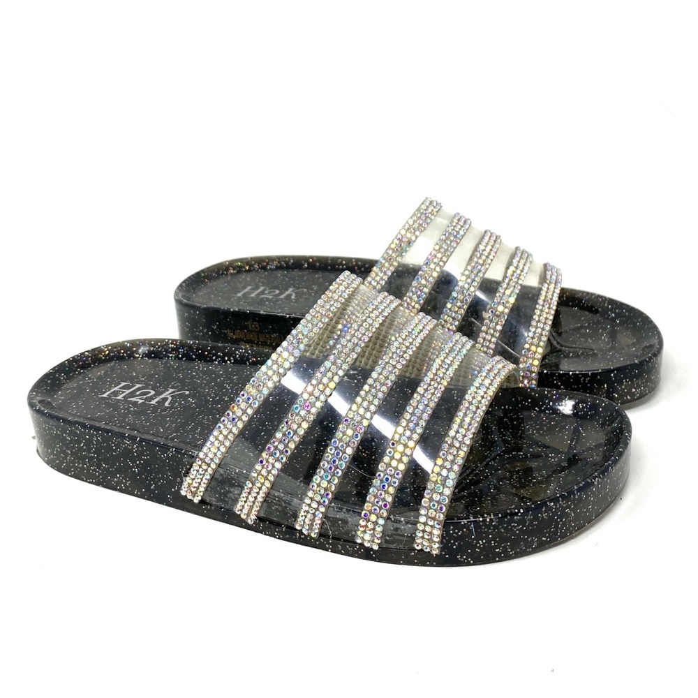 H2K Kid’s Sandal Black Silver s13
